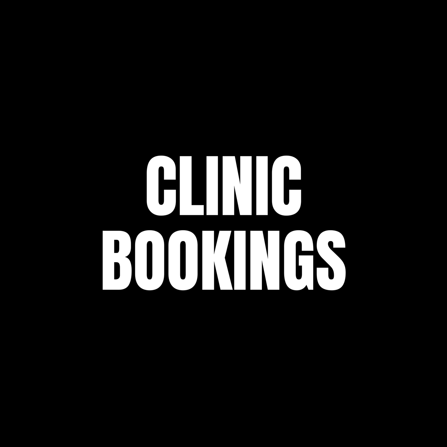 Clinic Bookings
